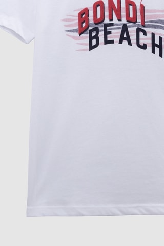 T-shirt in cotone bio - Bianco - IKKS