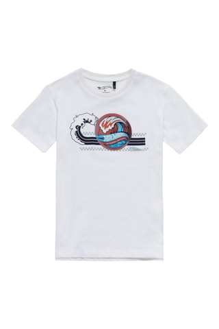 T-shirt in cotone bio Hot Wheels - Bianco - IKKS