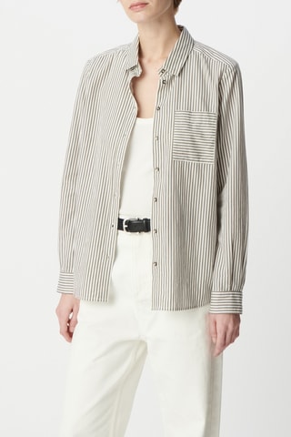 Camicia in cotone bio - Grigio - IKKS