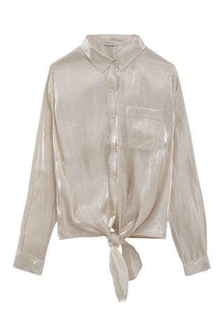 Camicia annodata - Beige - IKKS