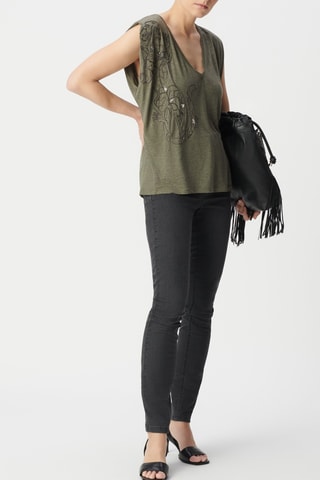 Top - Kaki melange - IKKS