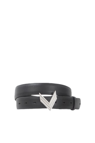 Cintura in pelle - Nero - IKKS