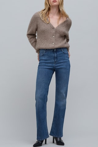 Cardigan in alpaca - Beige - IKKS