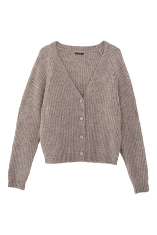 Cardigan in alpaca - Beige - IKKS