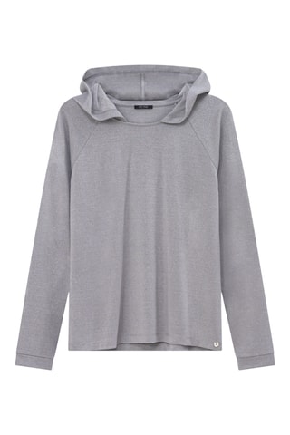 T-shirt con cappuccio - Argentato - One Step