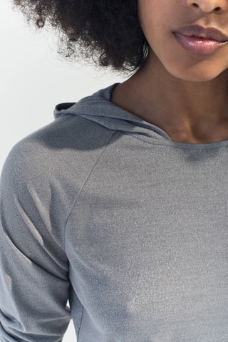 T-shirt con cappuccio - Argentato - One Step