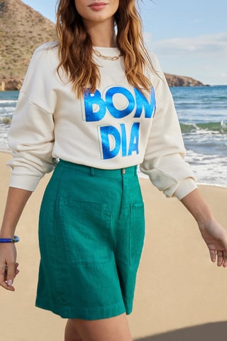 Felpa - Ecrù - One Step