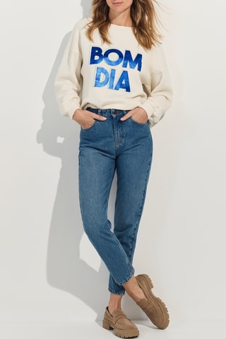 Felpa - Ecrù - One Step