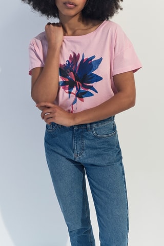 Jeans slouchy a vita alta - Cobalto - One Step