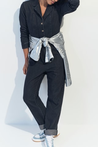 Tuta in jeans - Blu scuro - One Step