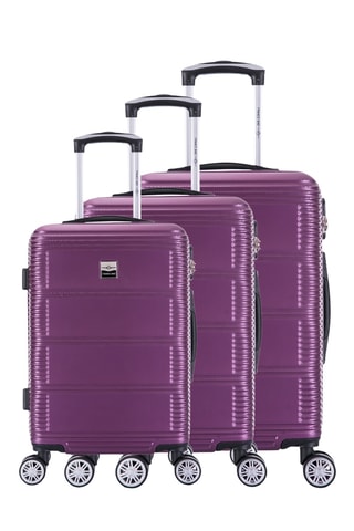 Set 3 valigie France Bag - Viola - 55/65/75 cm