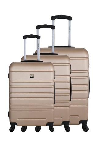Set 3 valigie France Bag - Champagne - 55/65/75 cm