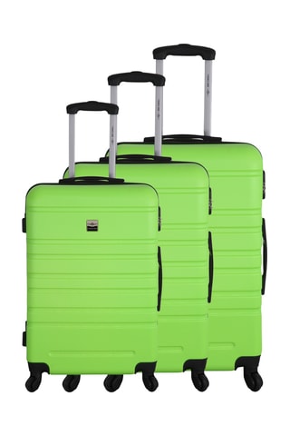 Set 3 valigie - Verde - 55/65/75 cm