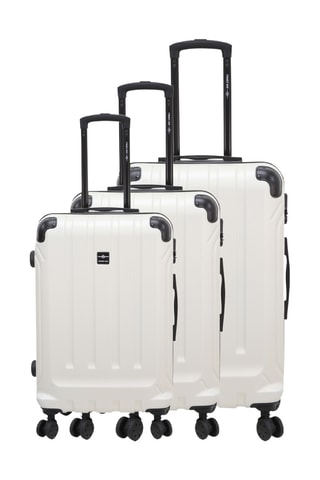Set 3 valigie France Bag - Bianco - 55/65/75 cm