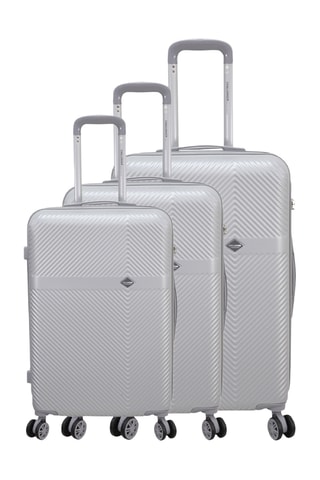 Set 3 valigie - Argentato - 55/65/75 cm