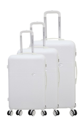 Set 3 valigie Challenger - Bianco - 55/65/75 cm