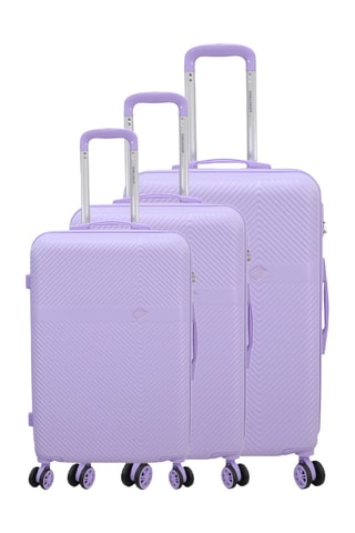 Set 3 valigie Challenger - Lilla - 55/65/75 cm