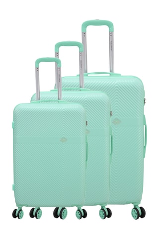 Set 3 valigie Challenger - Verde - 55/65/75 cm