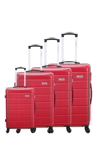 Set 4 valigie Challenger - Bordeaux - 55/75/80/85 cm