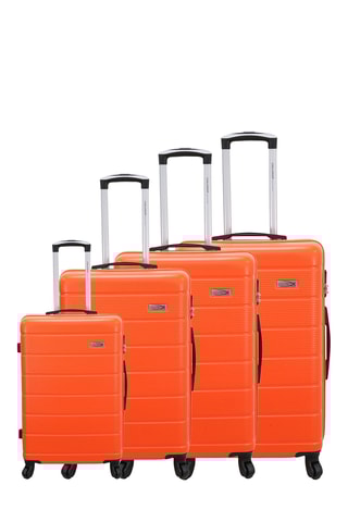 Set 4 valigie France Bag - Arancione - 55/75/80/85 cm