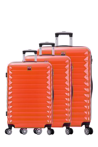 Set 3 valigie France Bag - Arancione - 56/66/76 cm