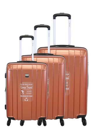 Set 3 valigie - Mattone - 55/65/75 cm