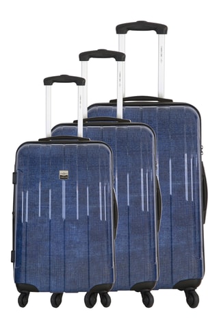 Set 3 valigie France Bag - Blu - 55/65/75 cm