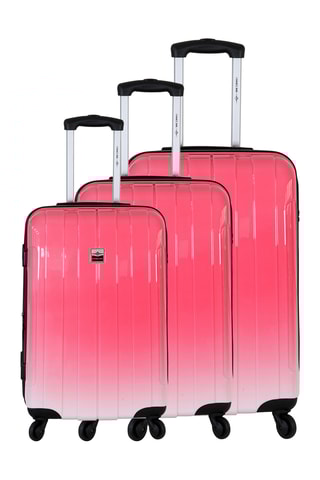Set 3 valigie France Bag - Rosa - 55/65/75 cm