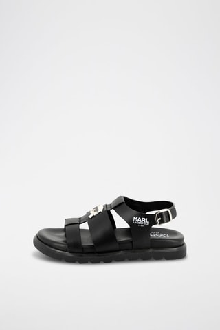 Sandalias de piel - Negro - Karl Lagerfeld