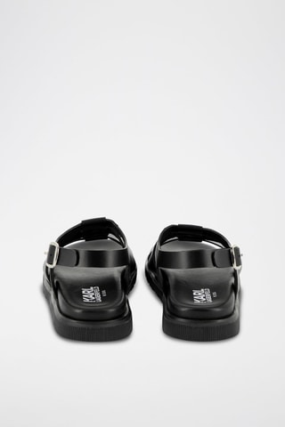 Sandalias de piel - Negro - Karl Lagerfeld