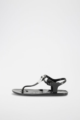 Sandalias con brillo - Negro - Karl Lagerfeld