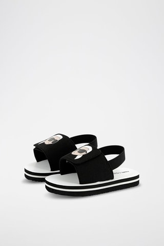 Menorquinas con plataforma - Negro - Karl Lagerfeld