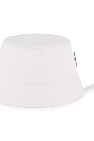 Gorro bucket - Blanco - Karl Lagerfeld