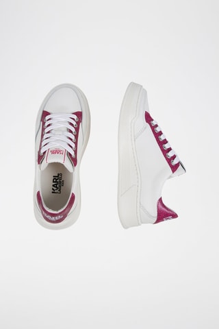 Zapatillas de piel - Blanco - Karl Lagerfeld