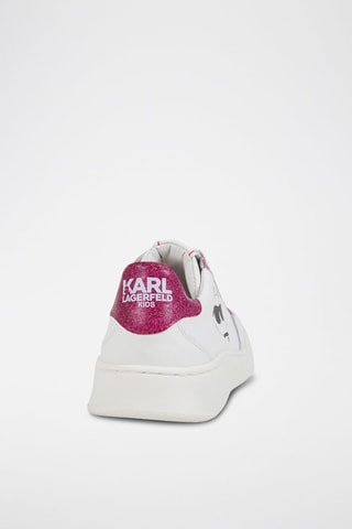 Zapatillas de piel - Blanco - Karl Lagerfeld