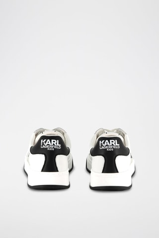 Zapatillas de piel - Blanco - Karl Lagerfeld