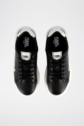 Zapatillas de piel con plataforma - Negro - Karl Lagerfeld