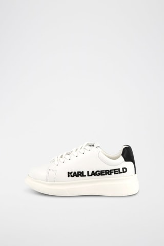 Zapatillas de piel - Blanco - Karl Lagerfeld