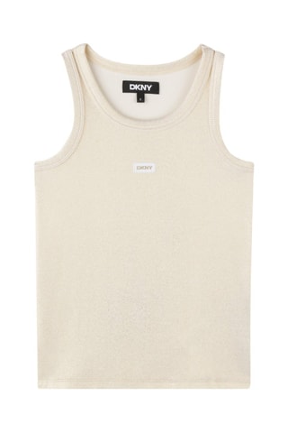Camiseta de tirantes - Beige - DKNY