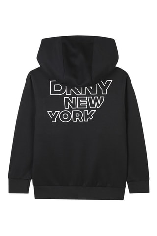 Cárdigan con capucha - Negro - DKNY