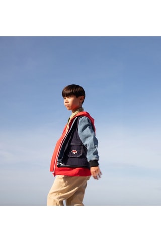 Cárdigan con capucha - Rojo - DKNY