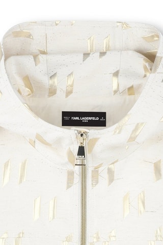 Cárdigan con capucha - Blanco - Karl Lagerfeld