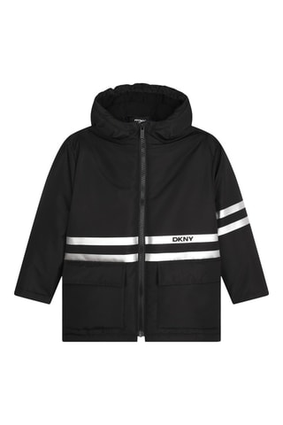 Parka con capucha - Negro - DKNY