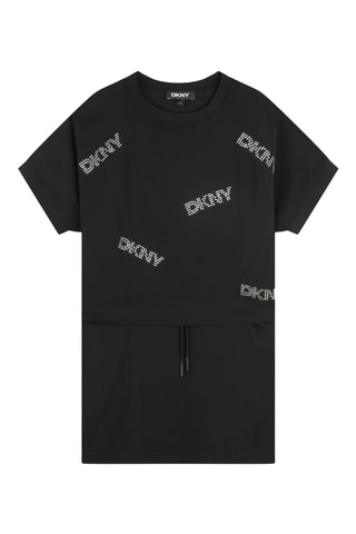 Vestido camiseta - Negro - DKNY