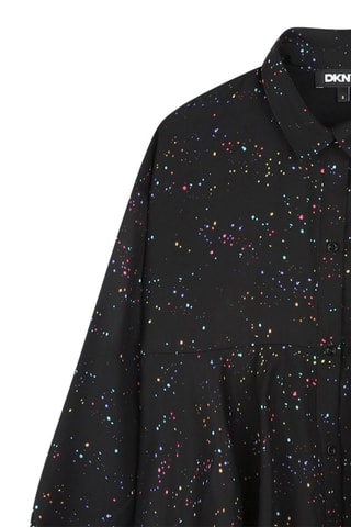 Vestido avolantado - Negro - DKNY