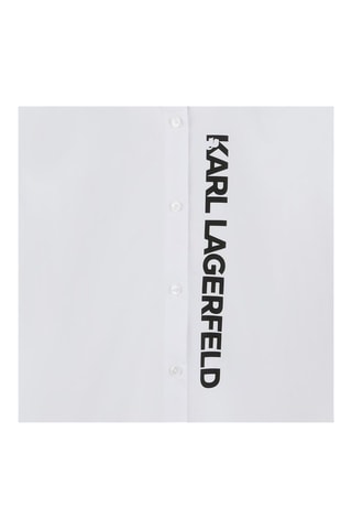 Vestido camisero - Blanco - Karl Lagerfeld