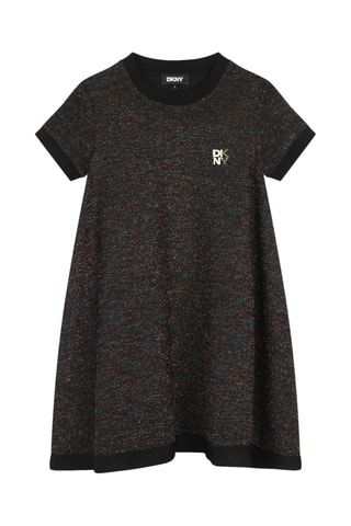 Vestido - Negro jaspeado - DKNY