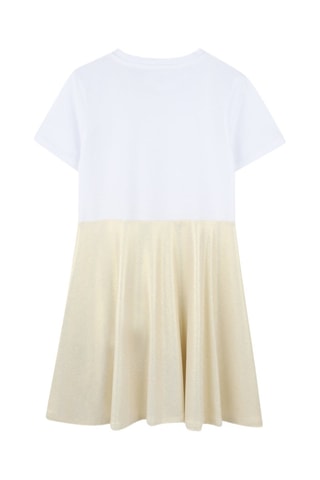 Vestido evasé - Blanco - DKNY
