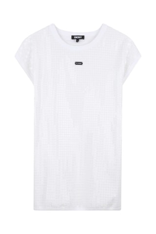 Vestido recto - Blanco - DKNY