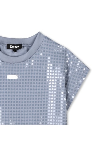 Vestido recto - Gris - DKNY